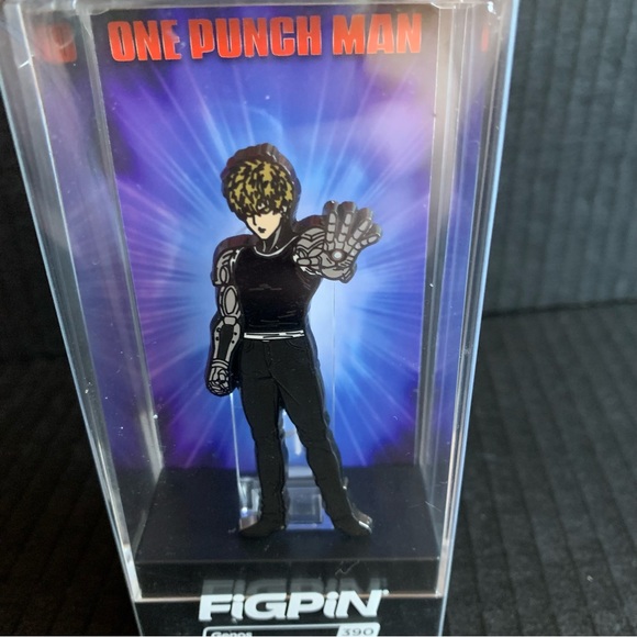 FiGPiN #390  One Punch Man Genos Collectible Pin New - Picture 2 of 13